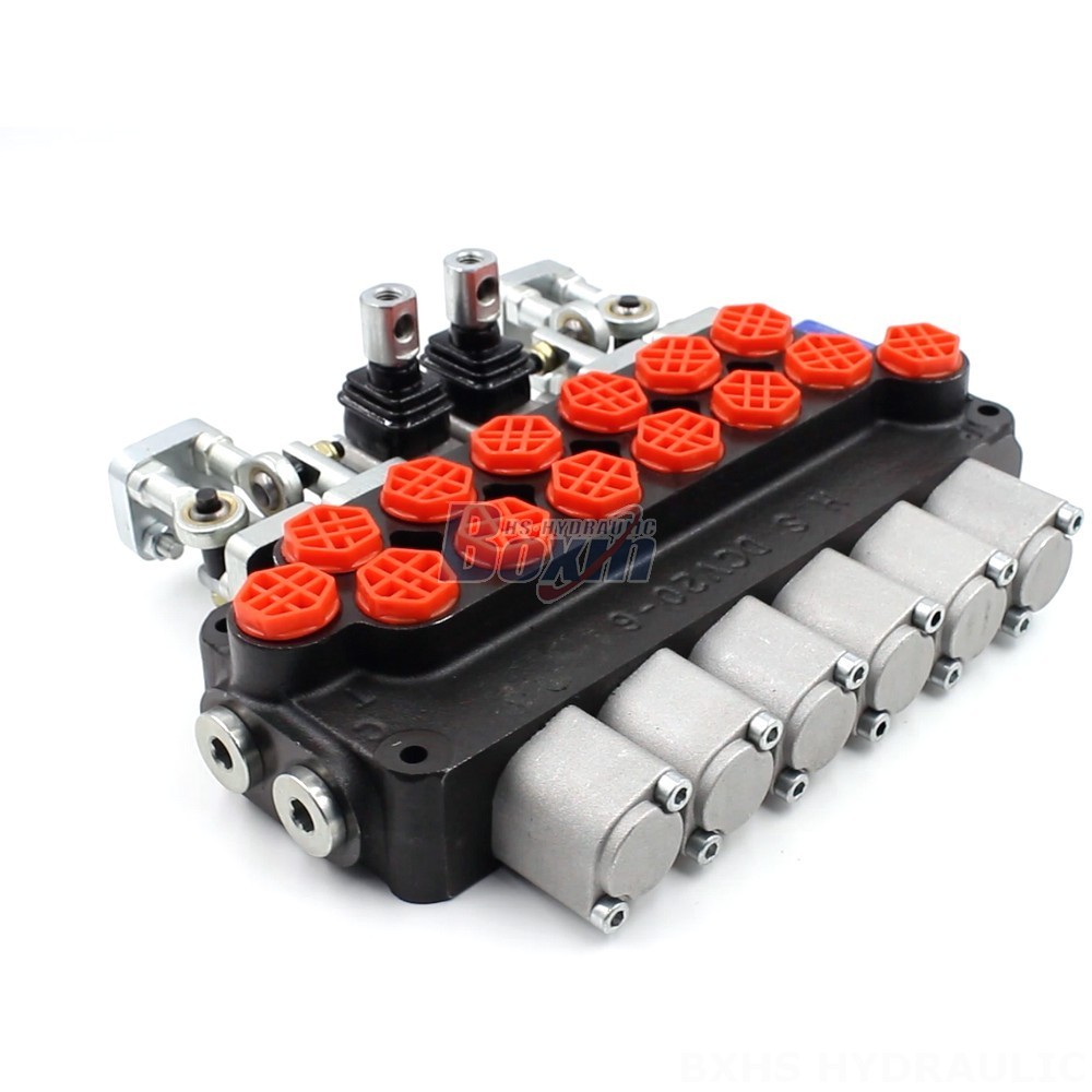 Manual and Joystick 6 Spool Monoblock Directional Valve - Hydraulic System Components cover photo